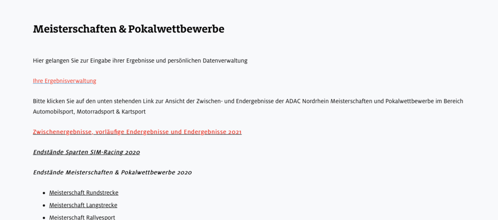 Einschreibefrist verlängert! ADAC NRH Meisterschaften & Pokalwettbewerbe 2021