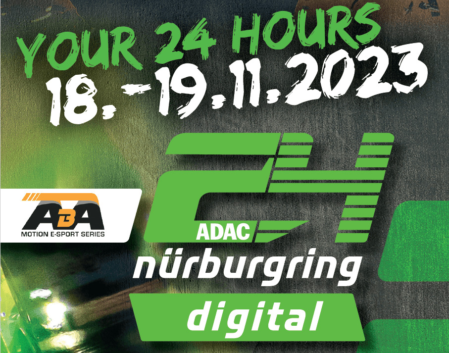 Motorsport im ADAC Nordrhein Motorsport im Nürburgring 2023, Digitalrennen, Motorsport-Veranstaltung.