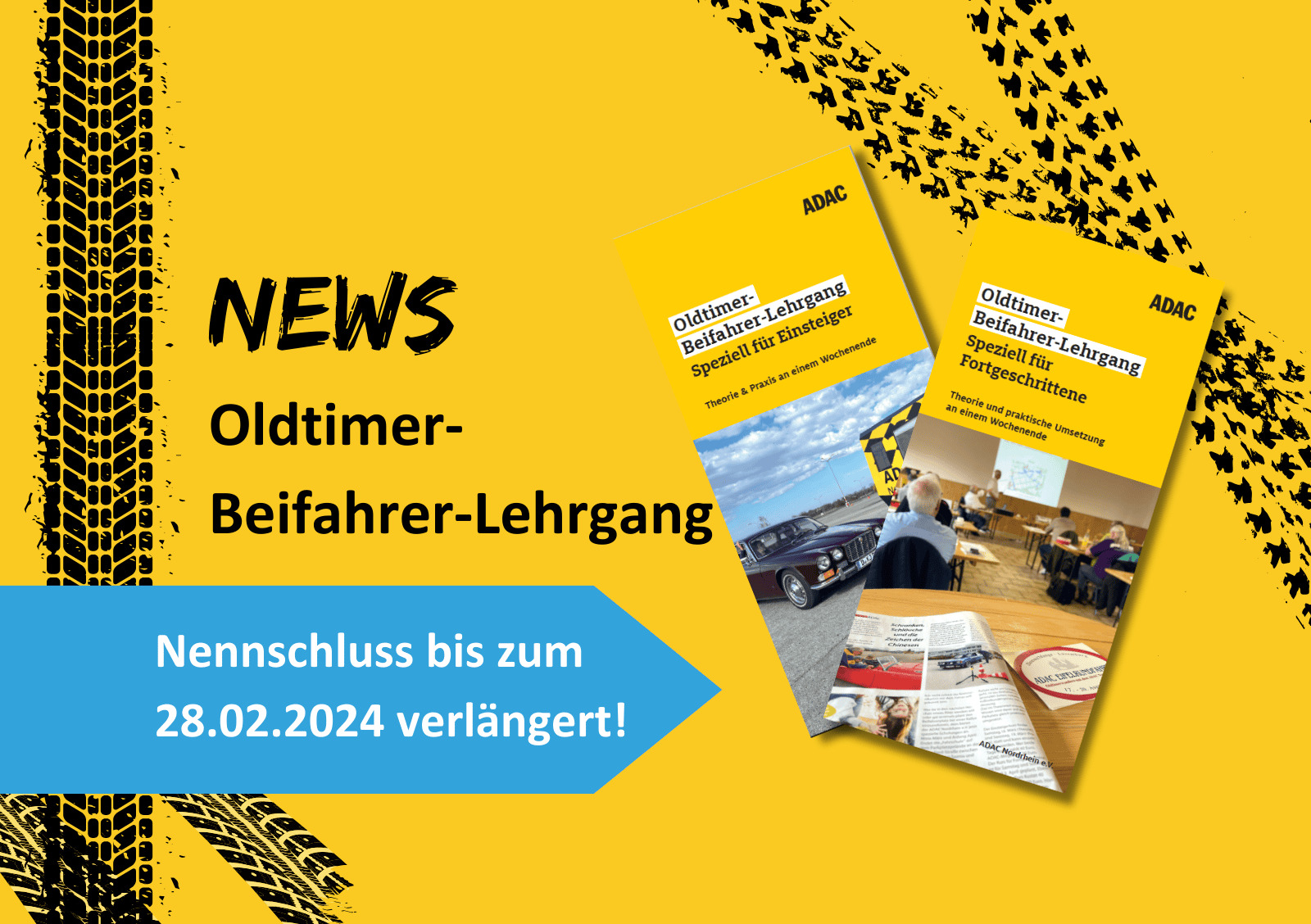 Oldtimer Beifahrer-Lehrgang ADAC Nordrhein.