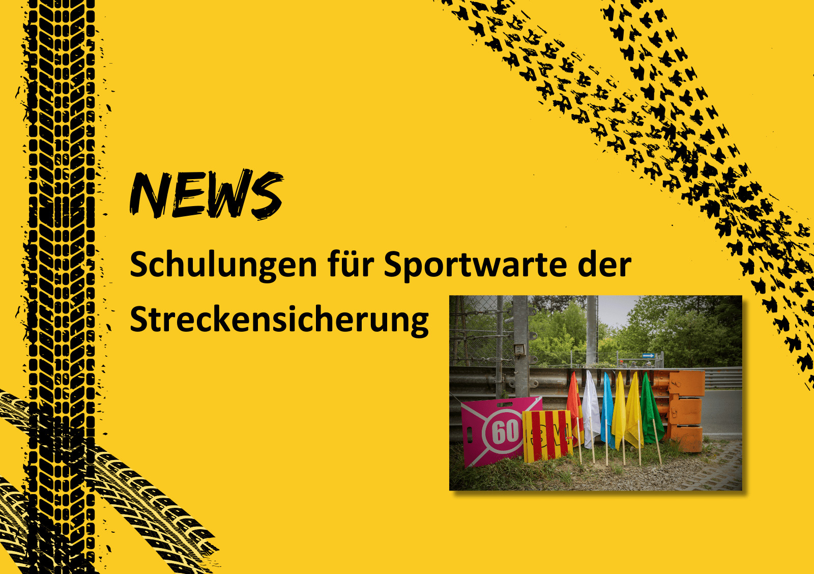 Radreifen, Reifenmarkierungen auf Motorsportveranstaltung, ADAC Nordrhein, Motorsport, Rennstrecke.