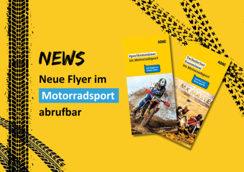Motorsport im ADAC Nordrhein – Neuer Flyer für Motorsportveranstaltungen.
