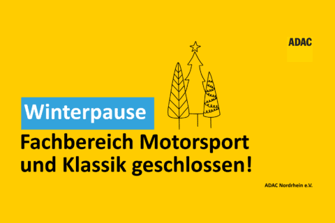 Winterpause ADAC Nordrhein Motorsport Winterpause.